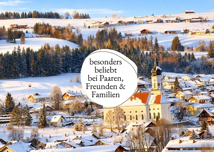 公寓 Am Dorfbrunnen Allgaeu - 2 Schlafzimmer - 5 Personen - Parkplatz - Zentral - 10 Min Zur Kurklinik 维尔塔赫